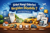 Şirket Hangi Giderleri Vergiden Düşebilir? (2026 Güncel Rehber)