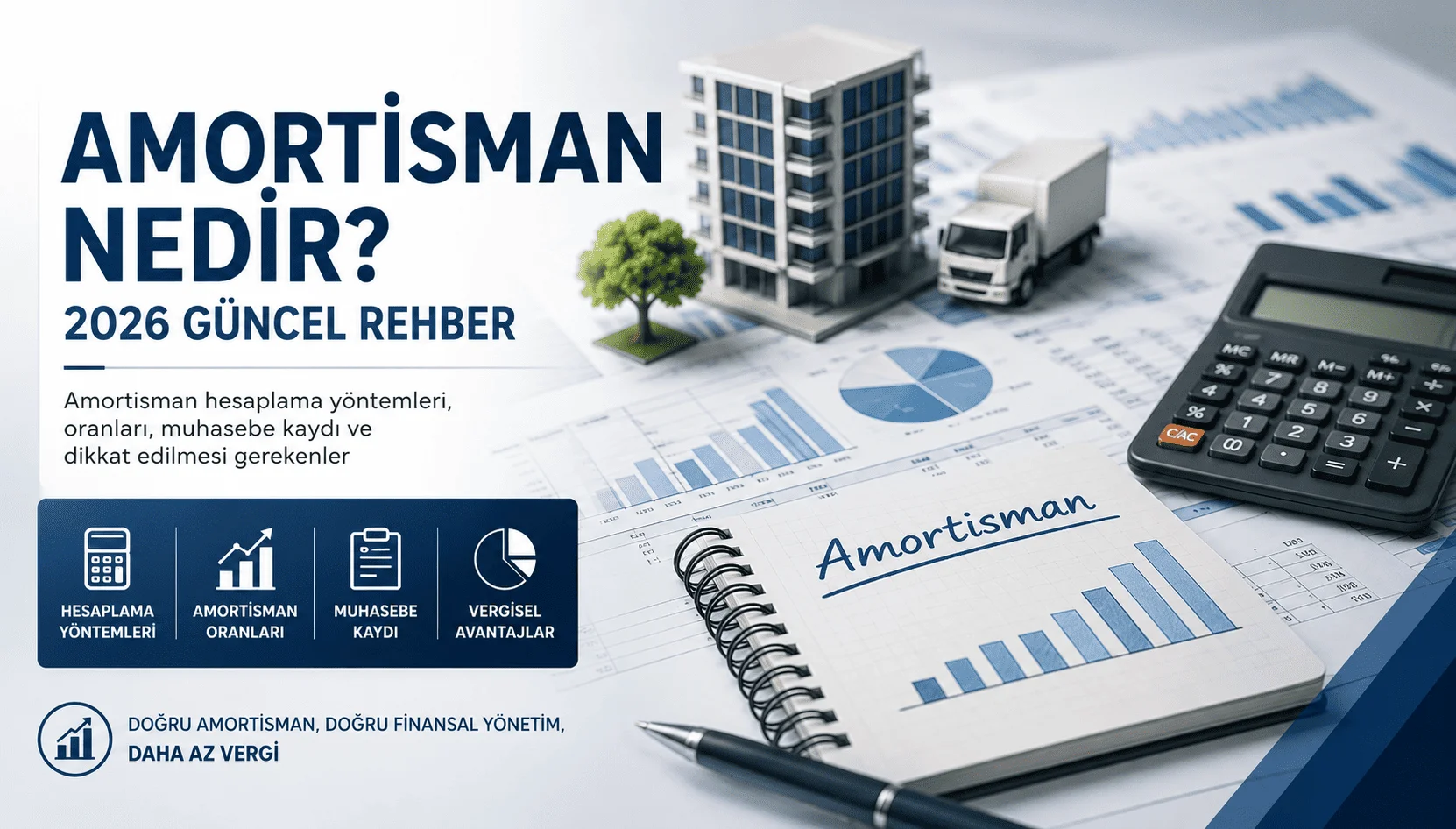 Amortisman Nedir? (2026 Güncel) Amortisman Hesaplama Rehberi