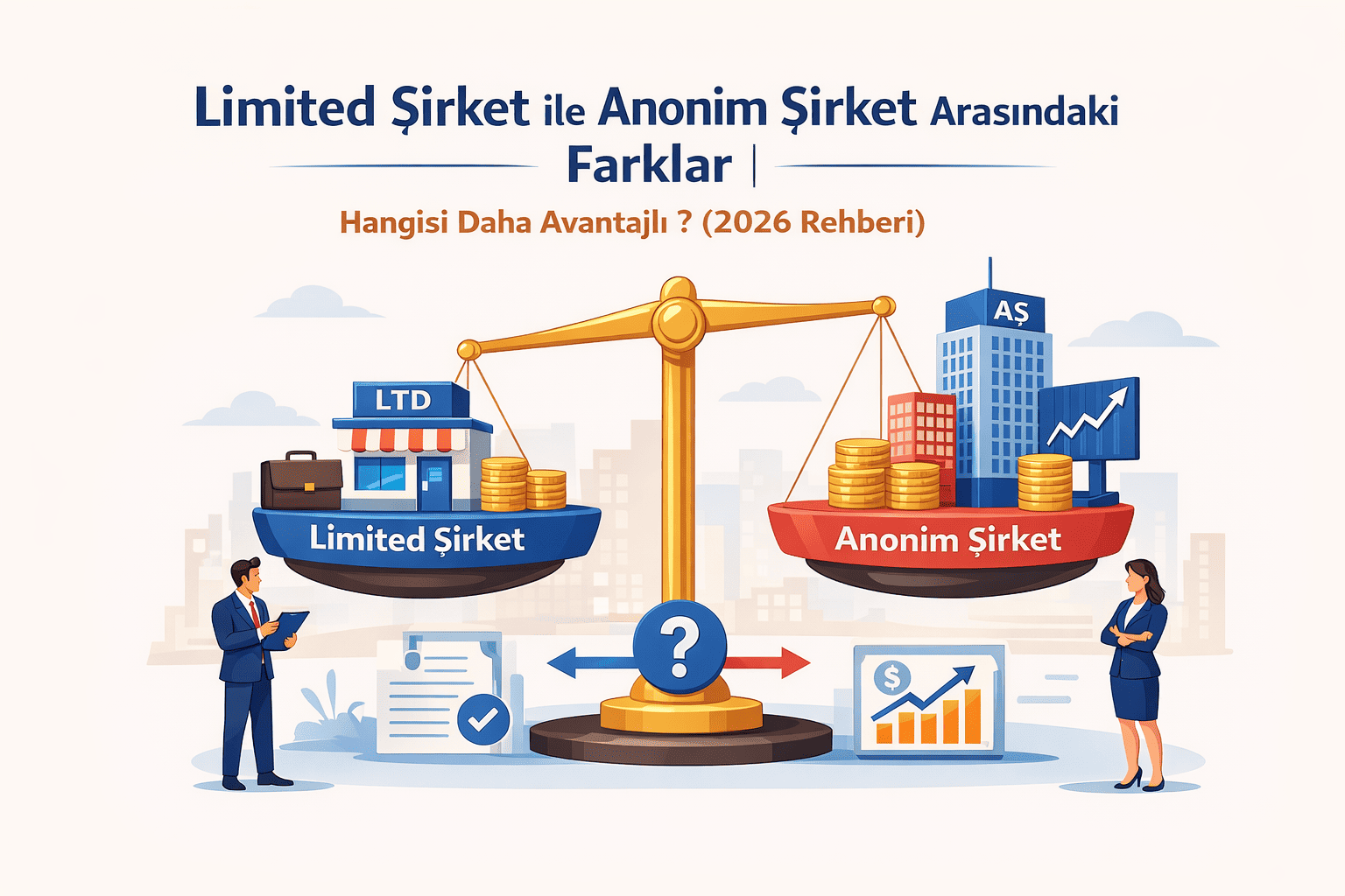 Limited Şirket mi Anonim Şirket mi? 2026 Güncel Karşılaştırma ve Avantajlar Rehberi